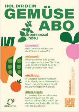  Flyer für unser Gemüseabo